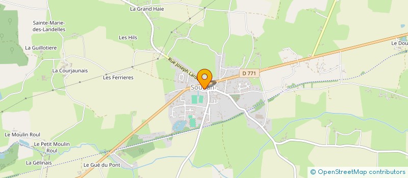 localisation de l'entreprise BULLE D'EVEIL SOUDAN à SOUDAN