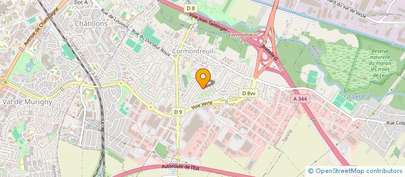 localisation de l'entreprise BULLE D'INVEST  CORMONTREUIL