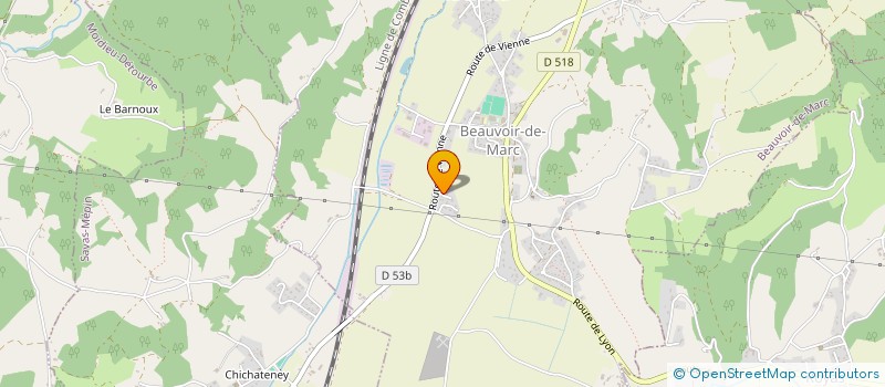 localisation de l'entreprise BULLE D'R  BEAUVOIR-DE-MARC