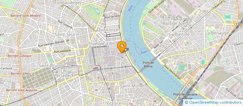 localisation de l'entreprise BULLE DE COMM' à BORDEAUX