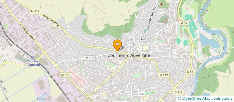 localisation de l'entreprise BULLE DE CONFORT  COURNON-D'AUVERGNE