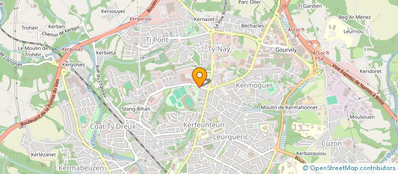 localisation de l'entreprise BULLE DE COTON à QUIMPER