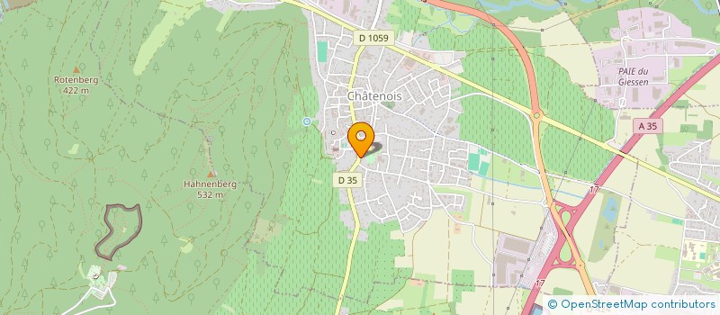 localisation de l'entreprise BULLE DE DOUCEUR à CHATENOIS