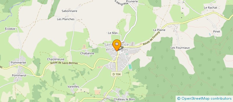 localisation de l'entreprise BULLE DE KIFFS  SAINT-MAURICE-EN-GOURGOIS