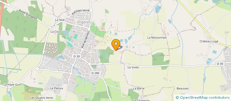 localisation de l'entreprise BULLE DE MAM à ORGERES