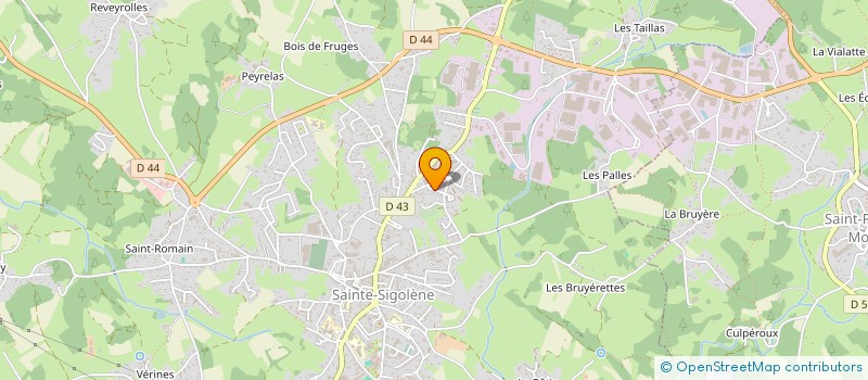 localisation de l'entreprise BULLE DE PARENTALITE  SAINTE-SIGOLENE