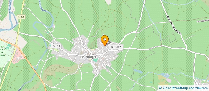 localisation de l'entreprise BULLE DE PETITOU  LE POUGET