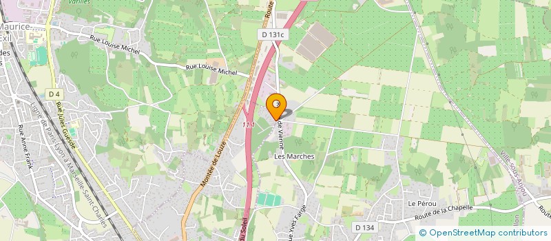 localisation de l'entreprise BULLE DE QUINTESSENCE  LE PEAGE-DE-ROUSSILLON