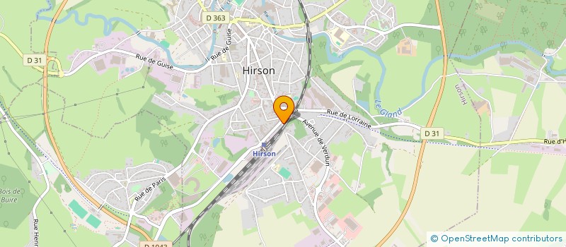 localisation de l'entreprise BULLE DE SOIE  HIRSON