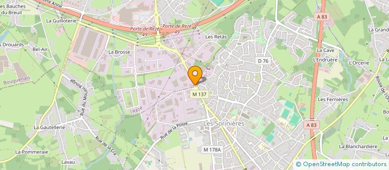 localisation de l'entreprise BULLE DE TENTATION à REZE