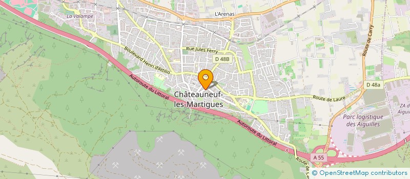 localisation de l'entreprise BULLE DE VIE à CHATEAUNEUF-LES-MARTIGUES
