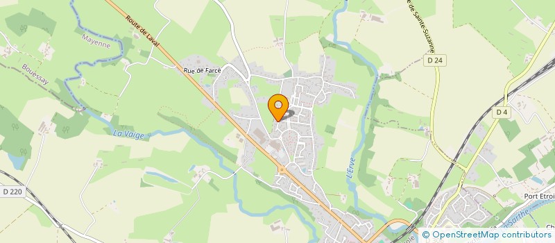 localisation de l'entreprise BULLE DE VIES  SABLE-SUR-SARTHE