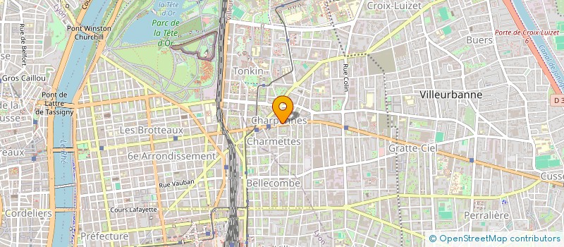 localisation de l'entreprise BULLE DE ZIC  VILLEURBANNE