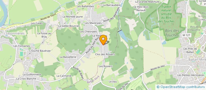 localisation de l'entreprise BULLE ENCHANTEE  SAVONNIERES
