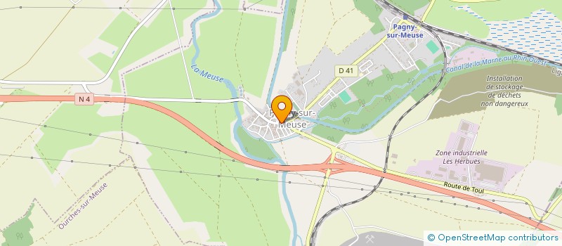 localisation de l'entreprise BULLE ET COTON à PAGNY-SUR-MEUSE