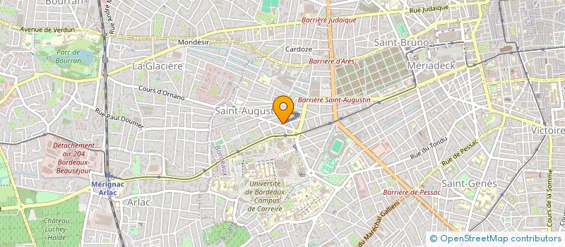 localisation de l'entreprise BULLE HABITAT à BORDEAUX
