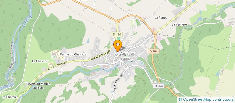 localisation de l'entreprise BULLE & MOUSSE à LA VOGE-LES-BAINS