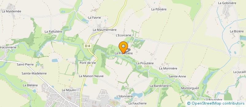 localisation de l'entreprise BULLE NATURE  LE POIRE-SUR-VIE