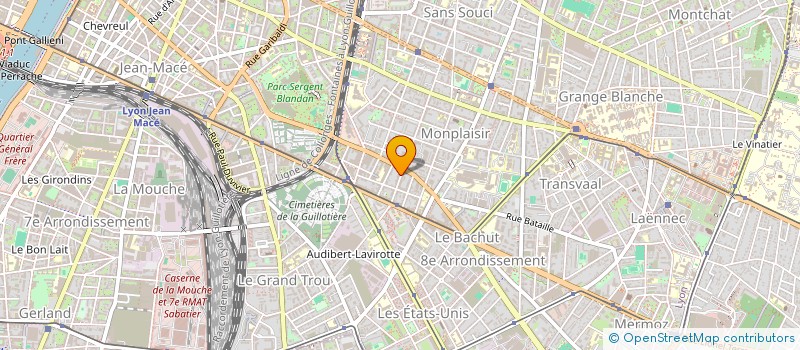 localisation de l'entreprise BULLE SANTE FORMATION  LYON