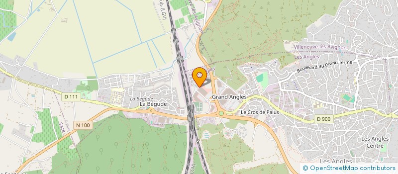 localisation de l'entreprise BULLE SARL à LES ANGLES