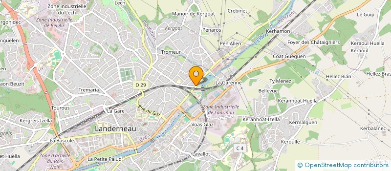 localisation de l'entreprise BULLER SOUS LA LUNE  LANDERNEAU