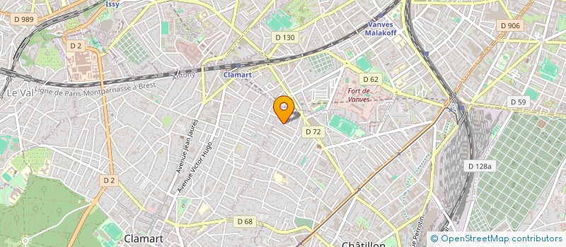 localisation de l'entreprise BULLERISA  CHATILLON