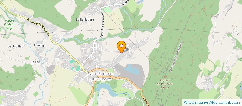 localisation de l'entreprise BULLES  SAINT-ETIENNE-DE-CROSSEY