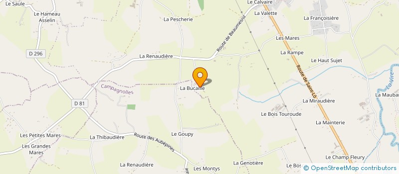 localisation de l'entreprise BULLES AUTO LAVAGE  SOULEUVRE EN BOCAGE