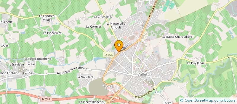localisation de l'entreprise BULLES & BODY à VALLET