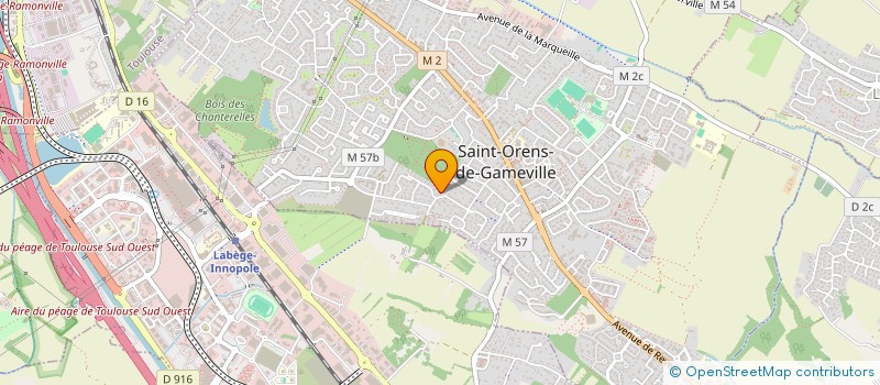 localisation de l'entreprise BULLES&CO à BRUGUIERES