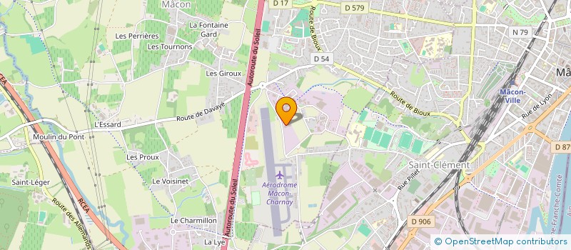 localisation de l'entreprise BULLES D'AIR à CHARNAY-LES-MACON