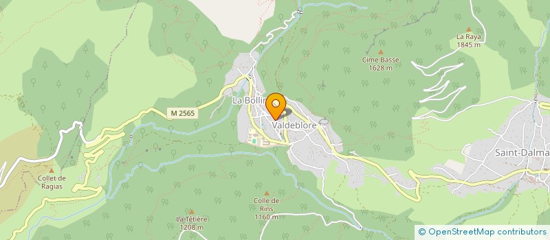 localisation de l'entreprise BULLES D'ARTS  VALDEBLORE