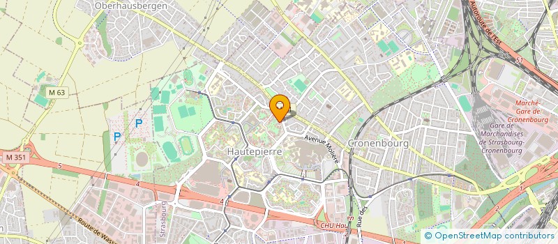 localisation de l'entreprise BULLES D'OXYGENE à STRASBOURG
