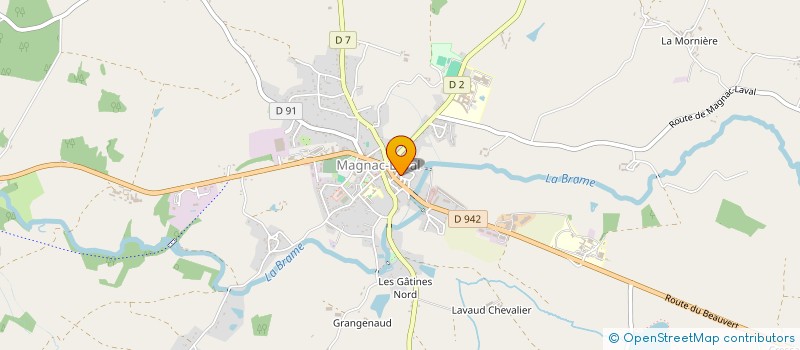 localisation de l'entreprise BULLES DE BIEN-ETRE  MAGNAC-LAVAL