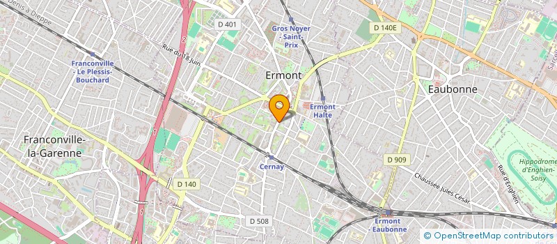 localisation de l'entreprise BULLES DE PERLES à ERMONT