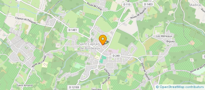 localisation de l'entreprise BULLES DE PRESTIGE  SAINT-CAPRAIS-DE-BORDEAUX