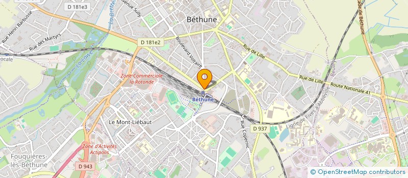 localisation de l'entreprise BULLES DE SAVON à BETHUNE