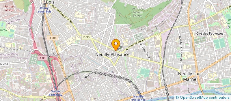 localisation de l'entreprise BULLES DOGS à NEUILLY-PLAISANCE