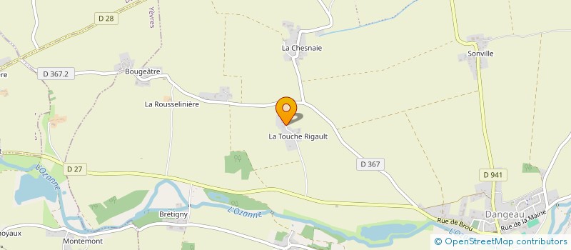 localisation de l'entreprise BULLES DU PERCHE à DANGEAU
