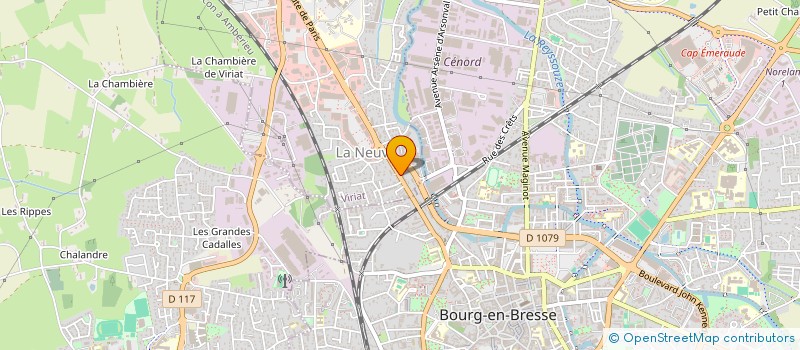 localisation de l'entreprise BULLES EN BRESSE à VIRIAT