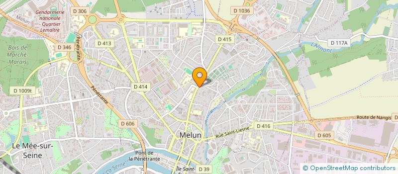 localisation de l'entreprise BULLES EN COULISSE  MELUN