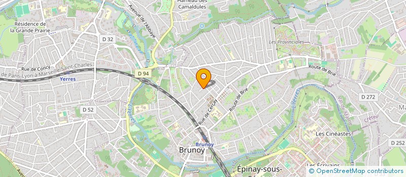 localisation de l'entreprise BULLES EN PAPIER  BRUNOY