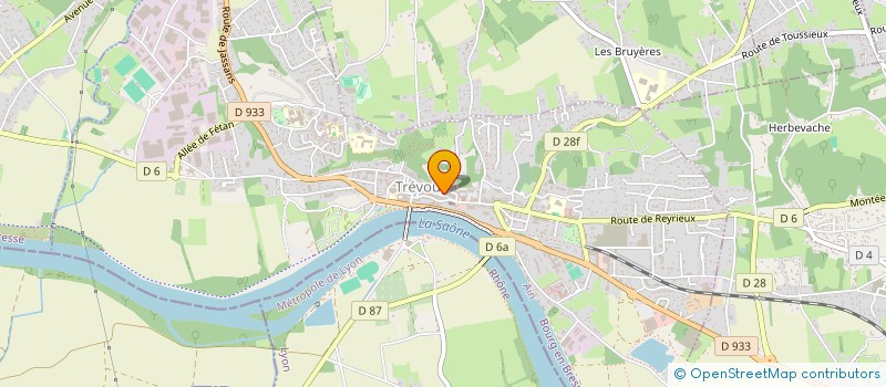 localisation de l'entreprise BULLES EN VRAC à TREVOUX