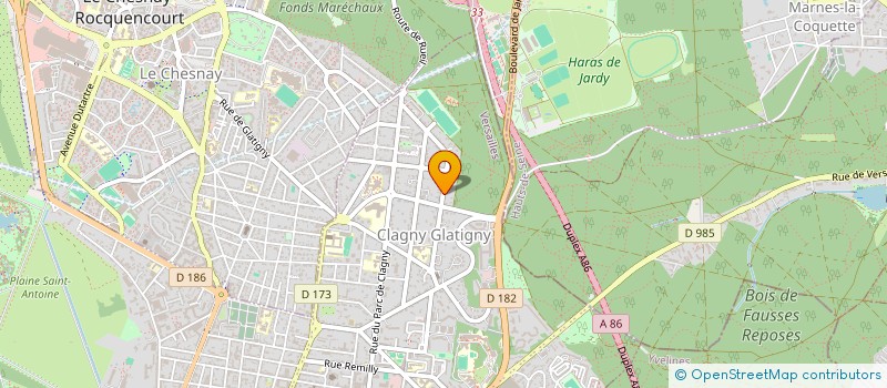 localisation de l'entreprise BULLES ET BULLET à VERSAILLES