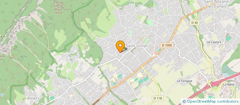 localisation de l'entreprise BULLES EVENTS  SAINT-ISMIER