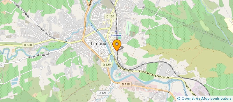 localisation de l'entreprise BULLES & LUMIERES à LIMOUX
