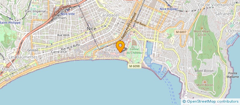 localisation de l'entreprise BULLET MENSUEL STE RITA CASCIA à NICE
