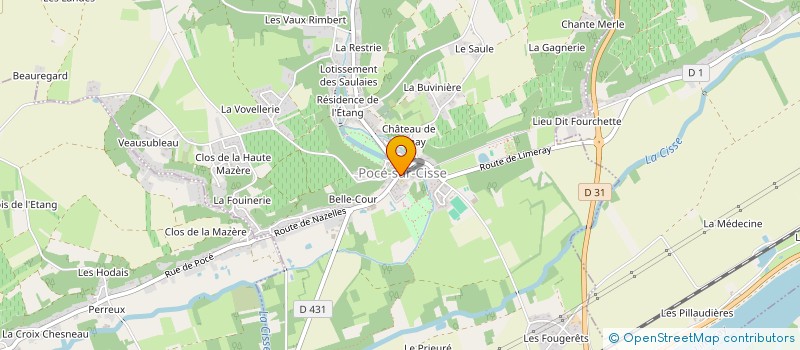 localisation de l'entreprise BULLETIN D INFORMATION DE MONTREUIL à MONTREUIL-EN-TOURAINE