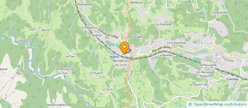 localisation de l'entreprise BULLETIN INTERPAROISSIAL LE PONT  AUBIN