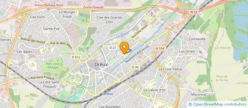 localisation de l'entreprise BULLETIN ST PIERRE ST PAUL à DREUX